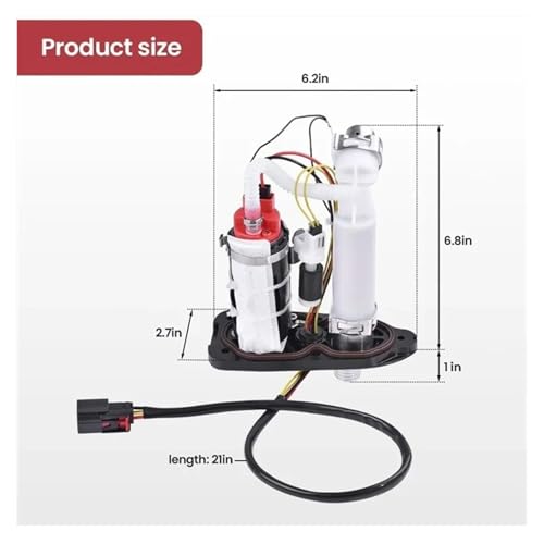 Bomba de combustible de motocicleta Sportster 1200 alta durabilidad pieza 75305-07A 6