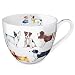 MFoffice Cute Dog Mugs for Daily Coffee and Tea, Premium 20 oz Bone China Coffee Tea Hug Mug, Perfect Holiday, Birthday, and Christmas Gift for Dog Lovers, Designed in England by Harvest Green Studio