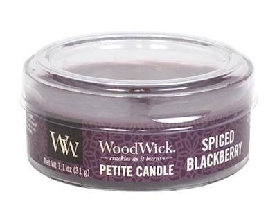 WoodWick Spiced BlackBerry Petite 1.1 oz Scented Candles