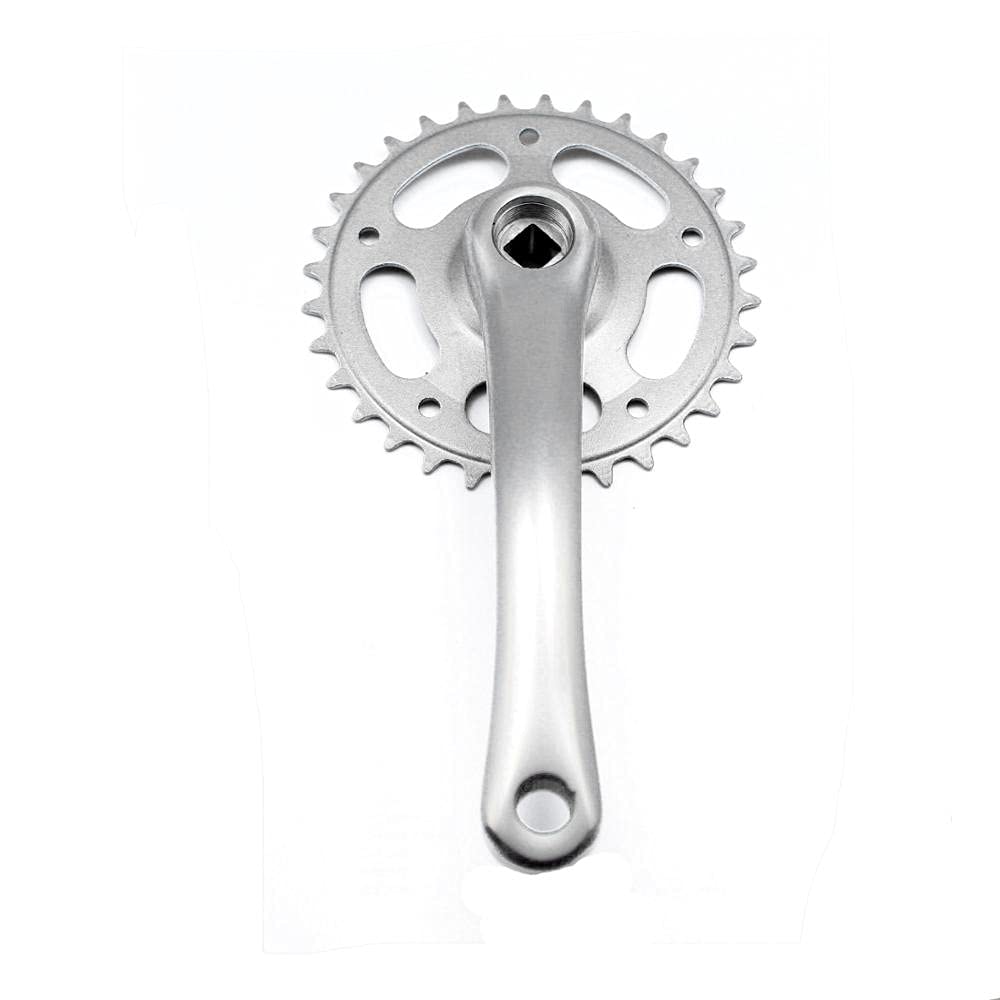 Guarnitura MTB Bicicletta a Catena Ruota in Alluminio in Lega di Alluminio 32 Denti MTB. Accessorio in Bicicletta for Foro Quadrato for Biciclette Guarnitura