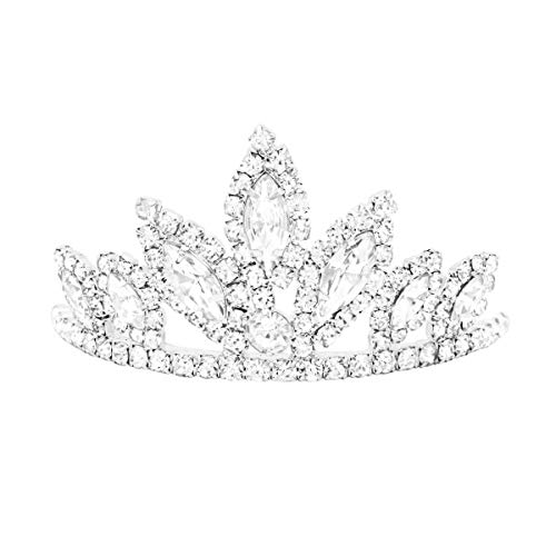 Tiara para mujer Rosemarie & Jubalee transparente ideal para bodas y grandes eventos