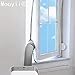 Produktbild Fensterabdichtung Vorhang hot air stop f mobile Klimageräte für Abluftschlauch, AirLock 100 Fensterabdichtung für Klimageräte und Ablufttrockner Hot Air Stop Window-Seal airlock HT800
