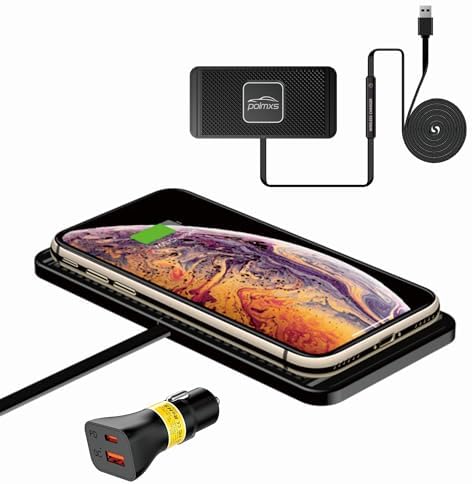 Tappetino Ricarica Wireless Magnetico Per Auto - 15W, Compatibile IPhone MagSafe, Cavo Incluso - Foto 6