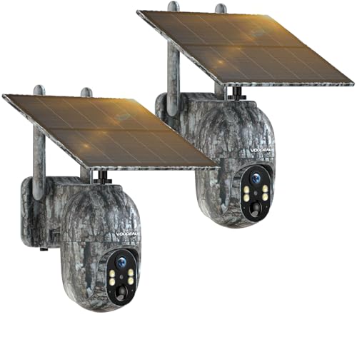 VOOPEAK Cellular Trail Camera 2-Pack, Trail Camera 2.5K Live Feed...