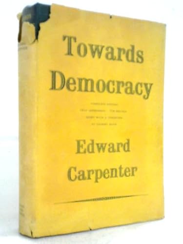Towards Democracy Complete Edition B000LRN6H6 Book Cover