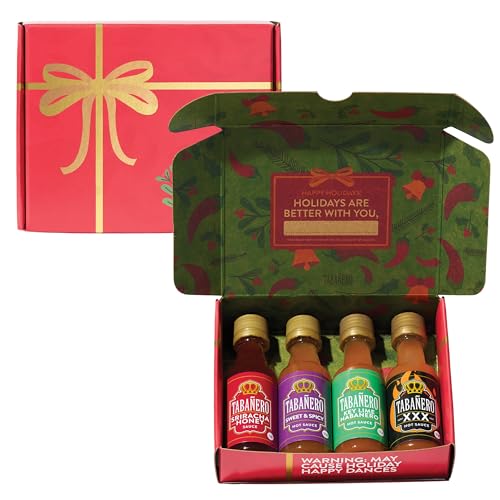 Tabañero Mini Hot Sauce Gift Set, Sweet and...