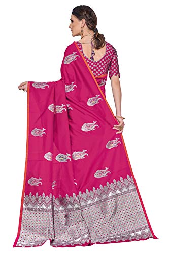 Image of Glory Sarees Women's Banarasi Silk Saree with Blouse Piece (GS Kara143 Parent)