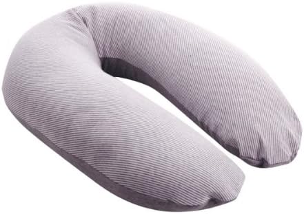 Doomoo Nursing Pillow Cover for Nursing Pillow Buddy 180 cm Organic Cotton Jersey Oeko-Tex® Standard 100 Classic Light Grey