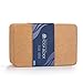 Forbidden Road Cork Yoga Block Yoga Brick 2 Block Set and 1 Block Pack Choose Your Size Cork Yoga Block to Support Back Bends and Select Standing (1 Cork Block Pack, 469 inch)