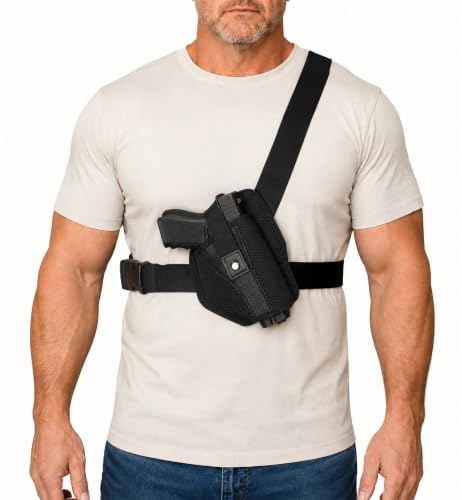 Universal Shoulder Gun Holster for Men and Women, Outdoor Lightweight Pistol Chest Holster