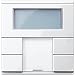 Produktbild Merten MEG6241-0319 Raumtemperaturregler mit Display, polarweiß glänzend, System M