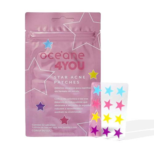 Océane – Star Acne Patches - Adesivos Secativos Espinhas./Unica