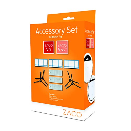 ZACO 501921 Juego de Accesorios para Robot Aspirador, Set: V3spro, V4