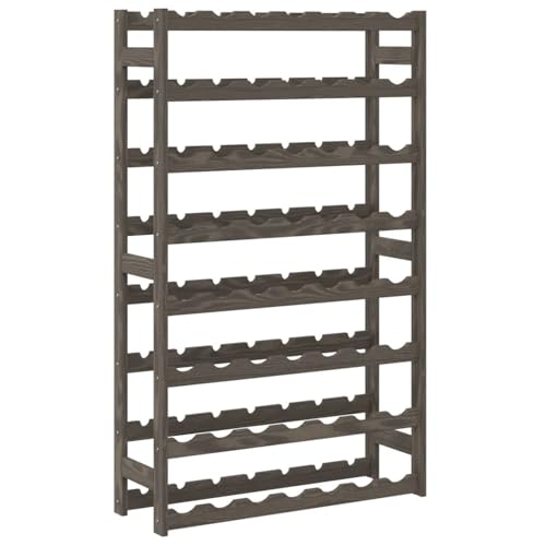 Estante para 56 botellas de vino en madera de pino miniatura 5