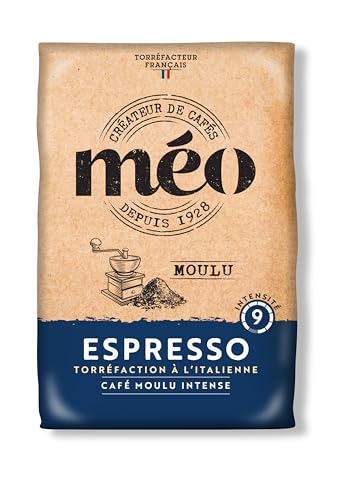 Café Moulu Espresso Méo pour amateurs de café corsé et intense