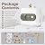 Electric Tank Water Heater, 4-Gallon Under Sink Instant Hot Water Tank?Equipped with Digital Temperature Display for RV, Camper, Kitchen, Food Truck?Wall or Floor Mounted, Grey