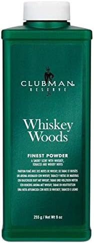 Clubman Reserve - Whiskey Woods Cornstarch Powder (Pack of 4)
