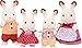 Sylvanian Families - 4150 - Familia Conejo Chocolate