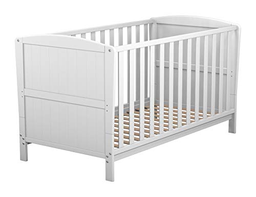 Ateliers T4 T6011 - Cuna (Cuna de bebé, Blanco, Madera, Monótono, 1440 mm, 790 mm)