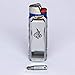 LighterBro Pro Lighter Sleeve - Multi-tool - 420 Stainless Steel - Easily Fits Your Favorite Lighters - Includes Mini Pocket Knife, Ruler, Scissors, Screwdriver, Poker, Key Ring & More (Silver)