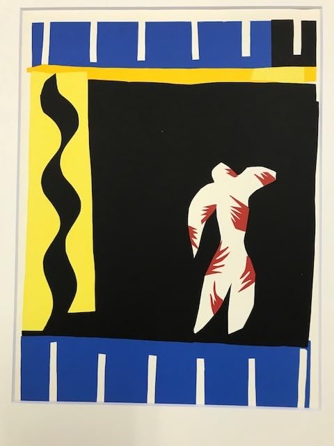 リトグラフ版画　アンリ•マチス　「JAZZからの版画作品1点」 アンリ・マティス: ジャズ ｜ HENRI MATISSE: JAZZ ｜ 2005年