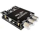 WANGCL ZK-1002MT 2 * 100W Bluetooth 5.0 Subwoofer Amplifier Board High Power Audio Stereo Amplifier Board AUX Bass Treble AMP