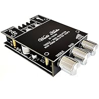 Bluetooth audio power amplifier module with tone. Independent adjustment of treble and bass. Only when the audio input is enough and the power supply voltage/current is enough, there will be enough output power. The higher the power supply voltage, t...