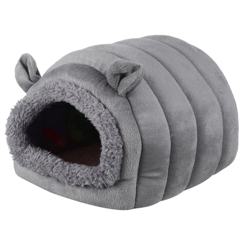 GRIRIW Cama para Hámster y Cobayas Nido Acogedor para Pequeños Roedores Casa De Chinchilla Suave y Cálido Ideal para Hámsteres y Conejos Color