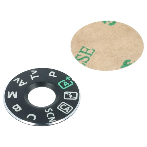 vhbw Rueda selectora, Rueda de Ajuste Compatible con Canon EOS 70D cámara   Manilla, Placa Modo dial