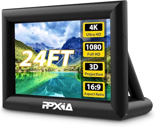 PPXIA Écran de projection gonflable...