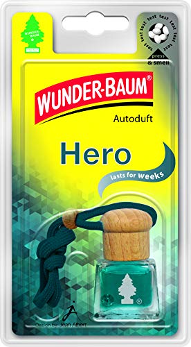 Preisvergleich Produktbild LITTLE TREES 461218 Wunderbaum Duftflakon Hero, schwarz