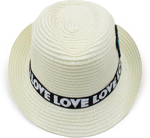 Image of VRITRAZ Baby Boy's and Girl's Kids Children Cute Printed Cartoon Gift Summer Fancy Dress Straw Fasion Hat Cap 1
