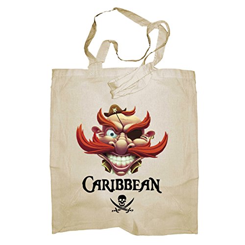 My Custom Style® Cabas en Coton Naturel modèle Pirates des CARAÏBES. Format 38 Cover