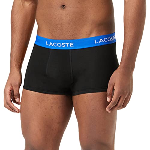 Lacoste Boxer Homme - Lot de 3 , Noir/Marina, XXL