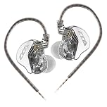 keephifi CCA CRA IEM Earphones In Ear Monitors for Musicians,Ultra-Thin Diaphragm Dynamic Driver Light Weight iems In Ear Earphone Earbuds Wired,Deep Bass 3.5mm DJ Headphones for Gaming,Singers