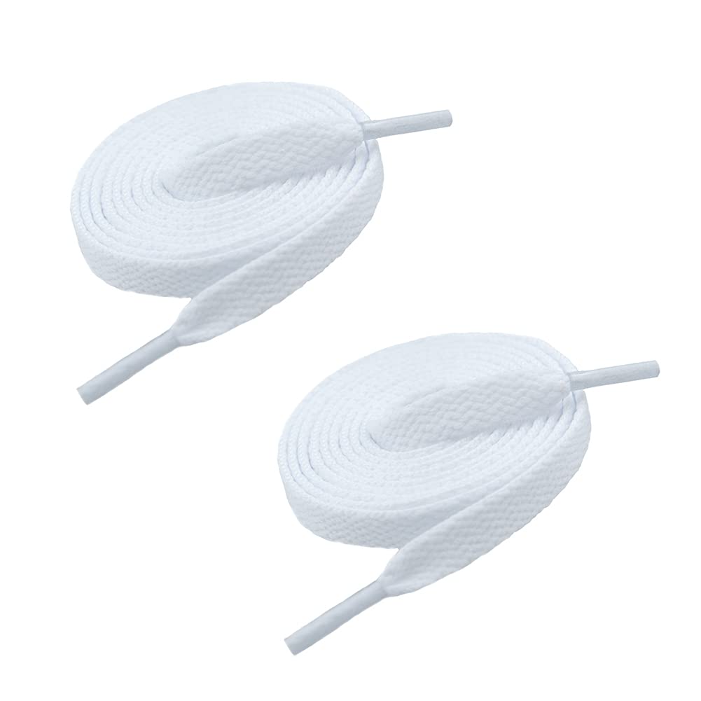 VSUDOFlat Trainers Shoelace, 8mm Wide Shoe Lace for Sneakers, Premium Trainer Shoe String, Replacements for Athletic Sport Shoelaces