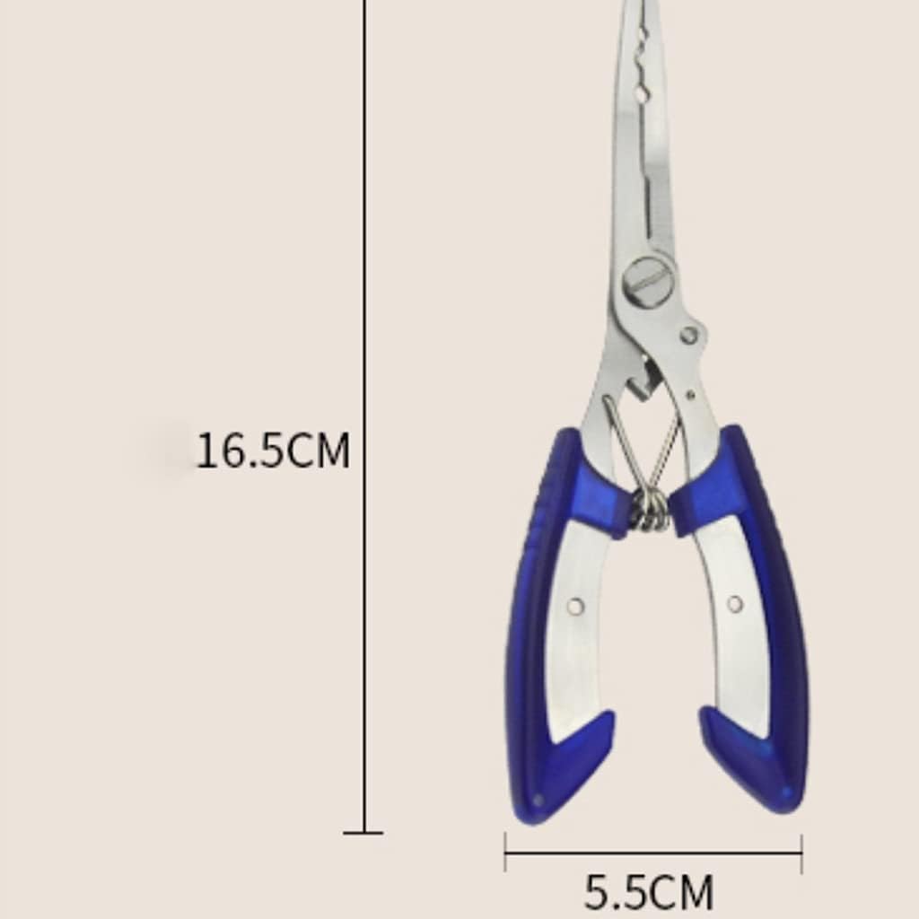 Fishing Pliers, Multi-function Unhooking, Stainless Steel Wire Cutter, Scissors