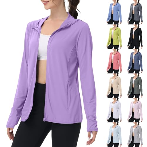 Chaqueta fina para mujer que evita quemaduras solares y sudoración en el deporte