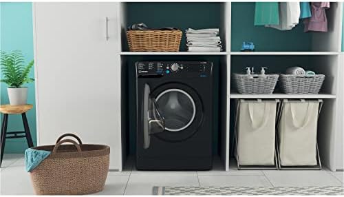Indesit Freestanding BWE71452KUKN 7kg 1400RPM Washing Machine - Black
