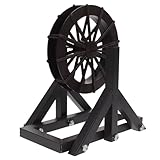 Milisten Soporte para Rueda de Fuente Micro Estructura de Acero y Plástico Resistente Decoración para Acuarios Jardines Interiores y Paisajes Miniatura