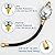 MOASKER 24Ft 1/2" ID Propane to Natural Gas Quick Connect Hose and Nature GasRegulator Replacement Kit for Kitchen-Aid Propane Gas Grill Conversion Monument Grills Model 77352NG and 41847NG