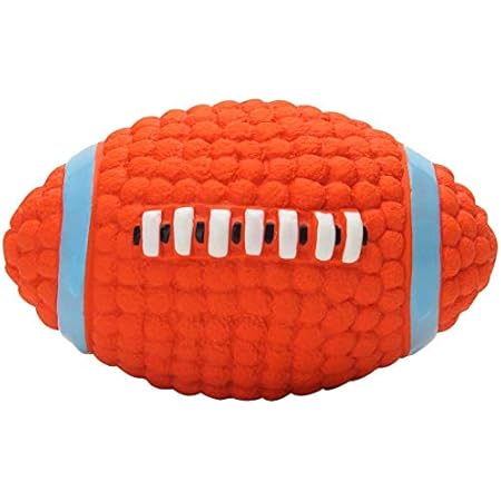 Amazon 犬用 ボール ラグビー 歯磨きデンタル玩具 丈夫耐久性 運動不足やストレス解消用品 知育玩具 に適用 小型犬中型犬大型犬 オレンジ ラグビーフットボール Shangup ボール 通販