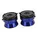 WiseZythum 1 Pair Nab Hub Adapter, Polished Aluminium Alloy 10in Opener, Universal Loading Device for Studer ReVox Akai Teac Reel - to - Reel Tape Decks with Secure Lockable Fit (Blue)