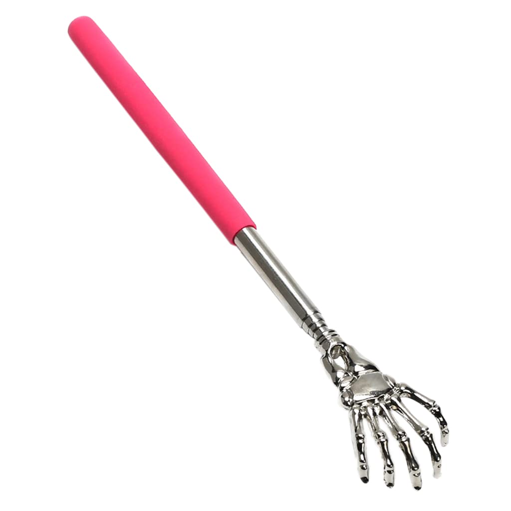 Telescopic Back Scratcher Extendable Handle Portable Stainless Steel Hand Massage Tool Extends from 8.66