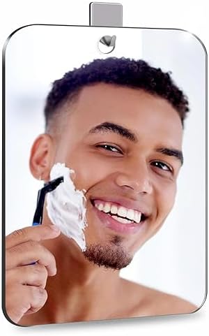 InnoBeta Fogless Shower Mirror - 6.7" Shatterproof Glass With Anti-Fog Coating For Shaving 2 thumbnail image