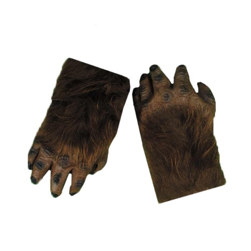Forum Novelties Adult Hairy Hands Costume Accessory, Brown, One Size
