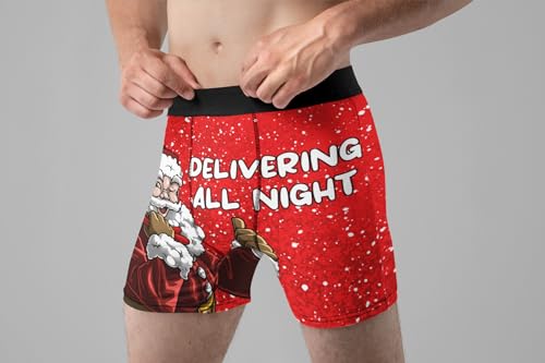 Random Stock Apparel Christmas Underwear for Men Hilarious Gag Gifts Funny Novelty Holiday Boxer Briefs4