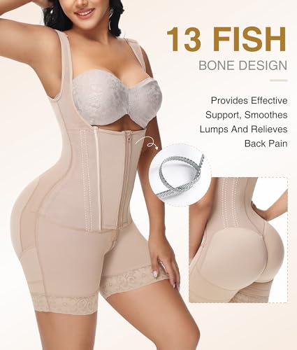 Image of M MYODRESS Fajas Colombianas Moldeadoras Shapewear Tummy Control Body Shaper Girdles Post Surgery Compression Garment