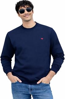 Wayora Heavyweight Crewneck Sweatshirt 380 GSM Premium Fleece for Men & Women | Anti-Pill Cotton-Poly Pullover | Warm, Dur Price In India