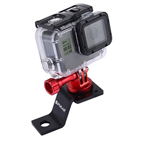 puluz Zubehör Motorrad Spiegel/Bolzen Halterung starr Metall Fahrrad Unterstützung für GoPro Hero 5 4 Sitzung schwarz silber 4 3 3 2 Sport Action Camera